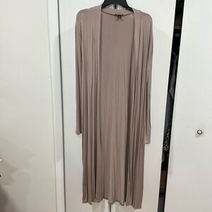 Long sleeve maxi cardigan